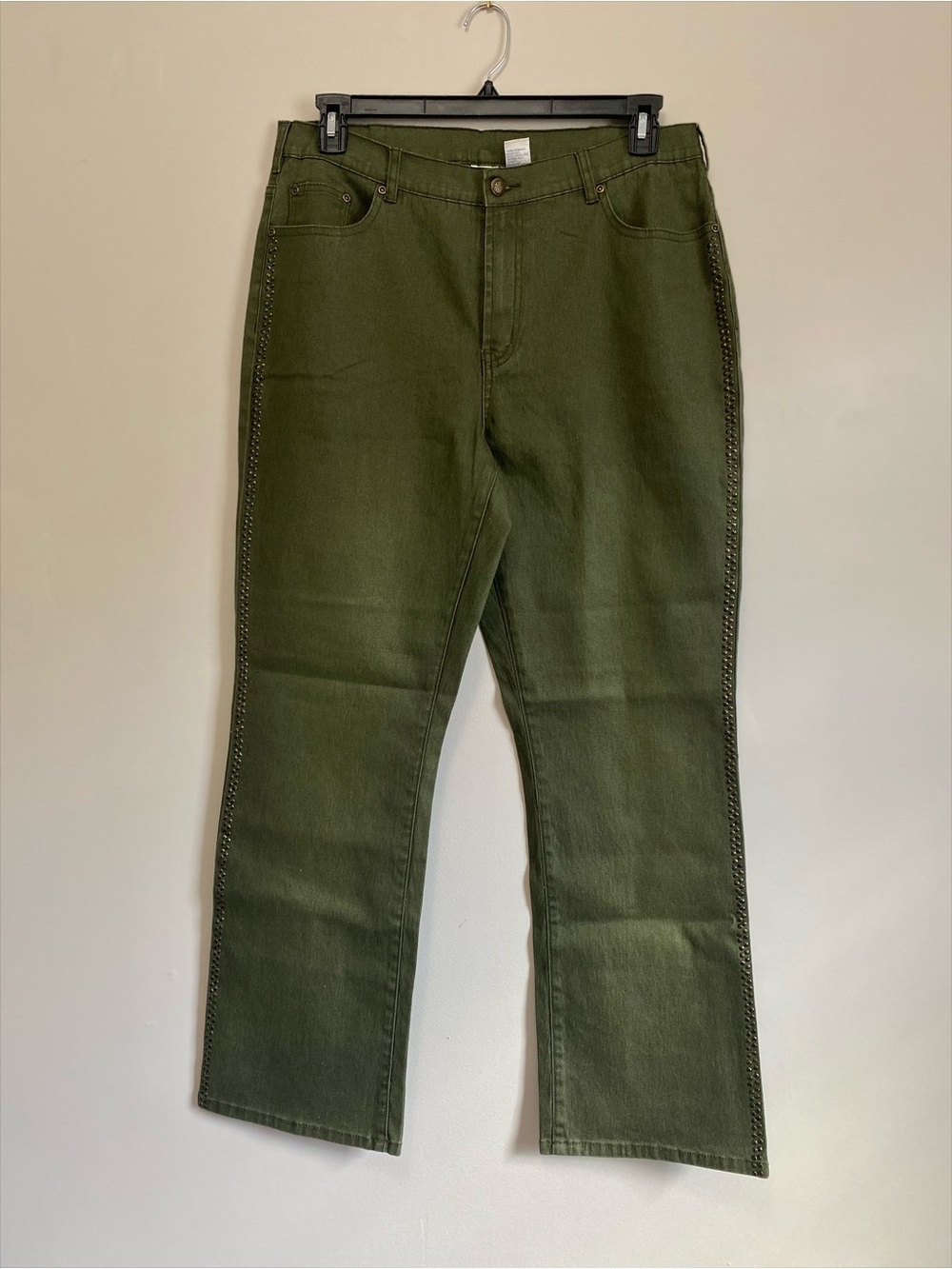 DG2 by Diane Gilman Jean 16W Studded Boho Festival Western Teacher Casual Earthy